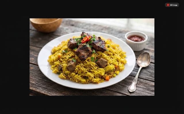 FRIED RICE (W/BEEF).