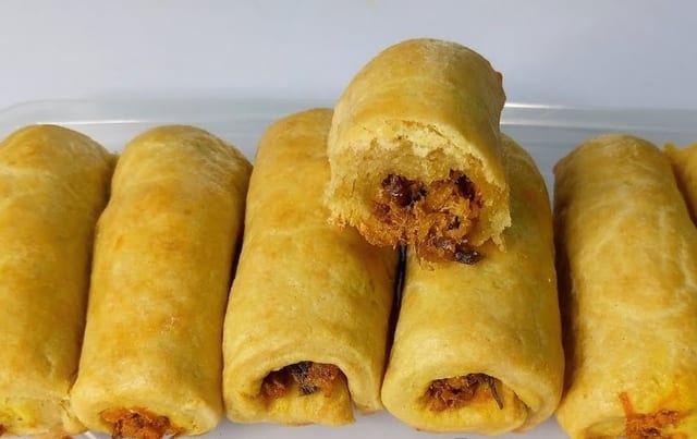 BAKED FISH ROLL.